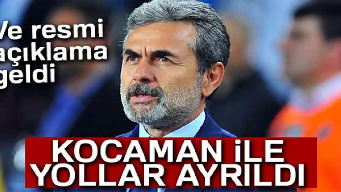 Fenerbahçe'de Aykut Kocaman ile yollar ayrıldı