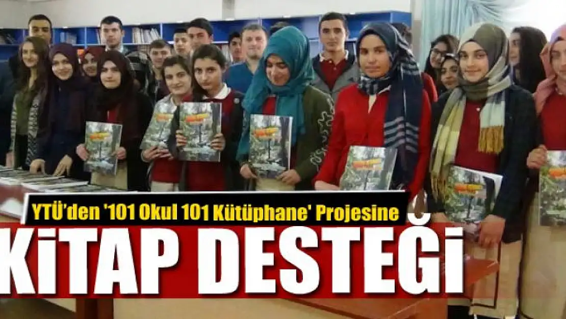 YTÜ'den Erciş'teki '101 Okul 101 Kütüphane' Projesine Kaynak Kitap Desteği