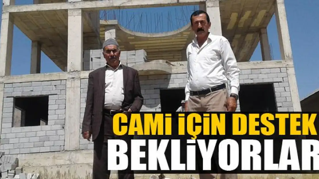 Başkale halkı cami için destek bekliyor