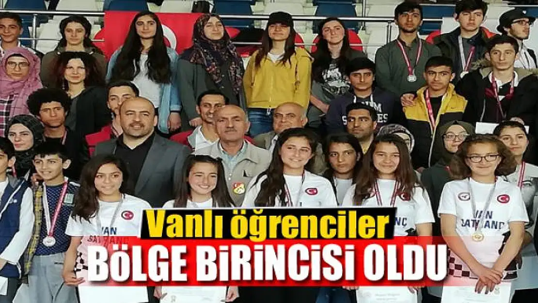 Vanlı öğrenciler bölge birincisi oldu