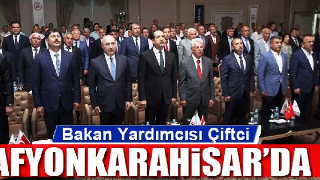 Bakan Yardımcısı Çiftci, Afyonkarahisar'da