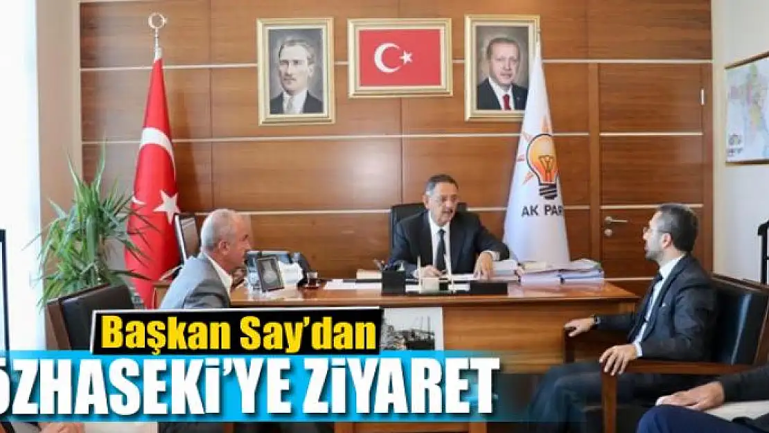 Başkan Say'dan Başkan Özhaseki'ye ziyaret