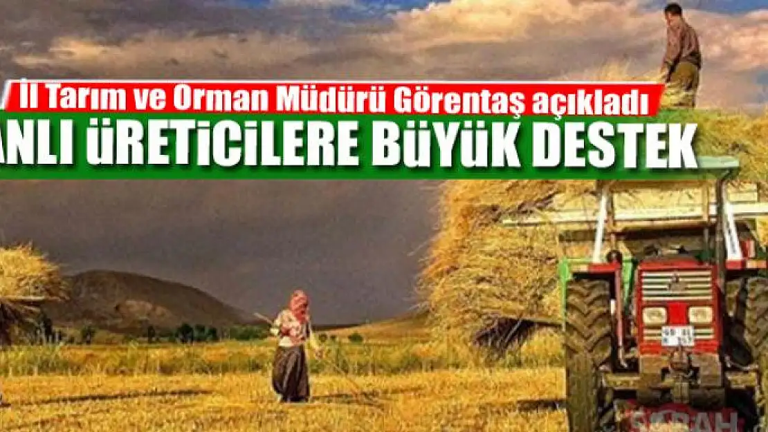 Vanlı üreticilere büyük destek