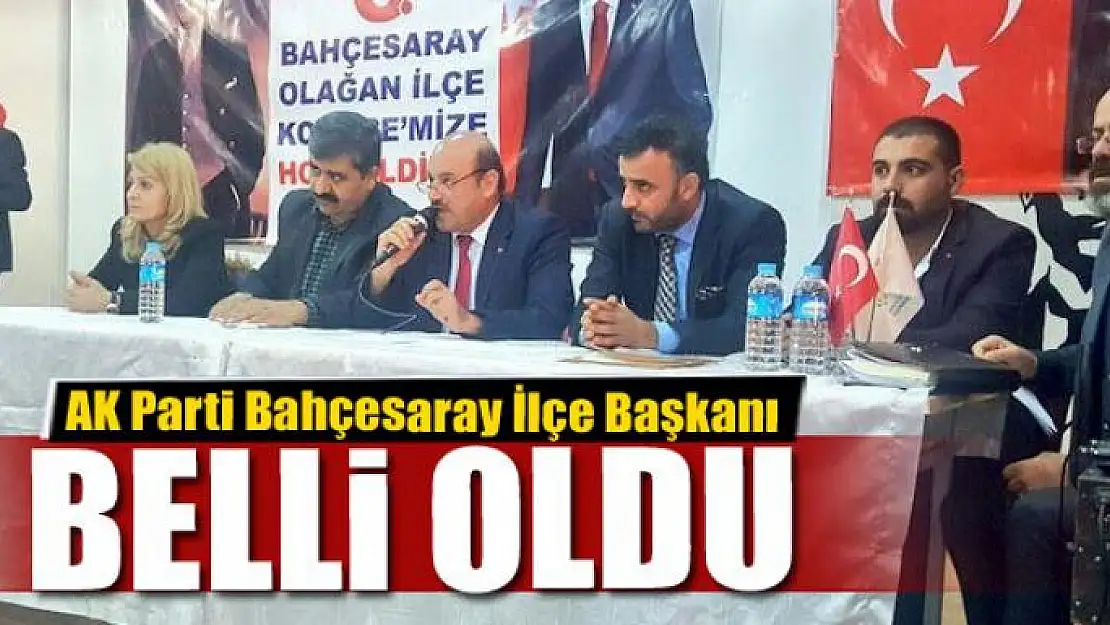 AK Parti Bahçesaray 6. olağan kongresi yapıldı 