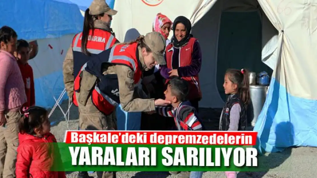 Başkale'deki depremzedelerin yaraları sarılıyor