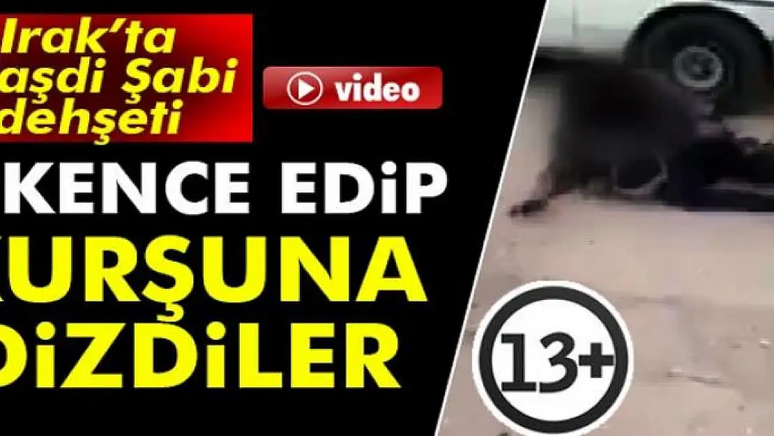 Musul'da üç gence önce işkence edildi sonra kurşuna dizildi