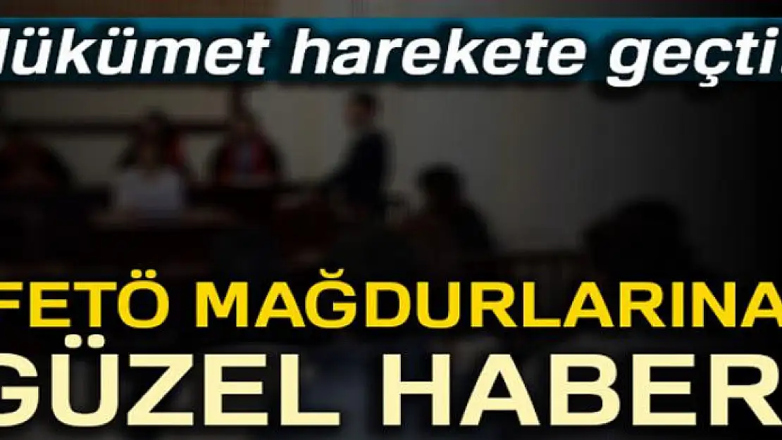 FETÖ mağdurlarına sicil temizliği