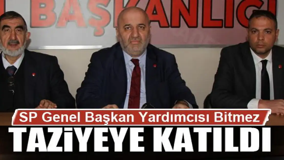 SP Genel Başkan Yardımcısı Bitmez, çığ faciasında ölen ilçe başkanının taziyesine katıldı