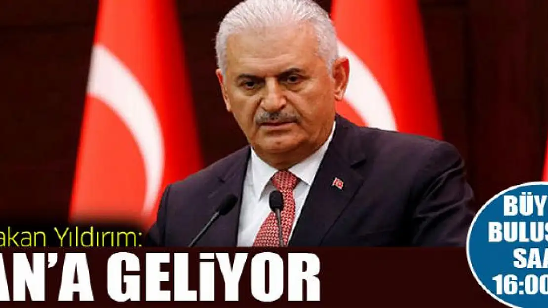 Başbakan Yıldırım Van'a geliyor