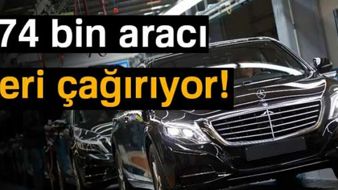 Mercedes 774 bin aracı geri çağıracak