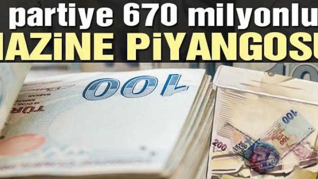 5 partiye 670 milyonluk hazine piyangosu