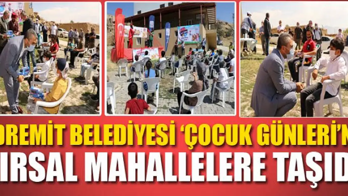 Edremit Belediyesi 'Çocuk Günleri'ni kırsal mahallelere taşıdı