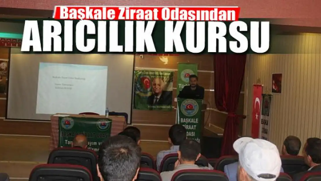 Başkale Ziraat Odasından arıcılık kursu 