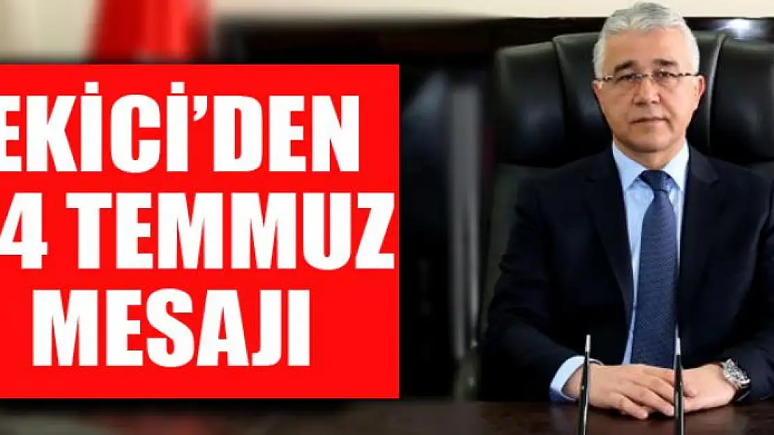 Müdür Ekici'den 'Basın Bayramı' mesajı