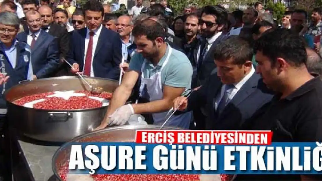 Erciş Belediyesinden aşure günü etkinliği