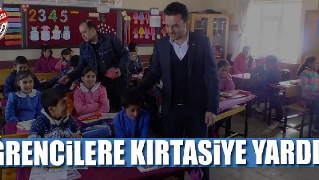 Öğrencilere kırtasiye yardımı