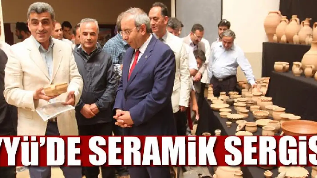 YYÜ'de seramik sergisi 