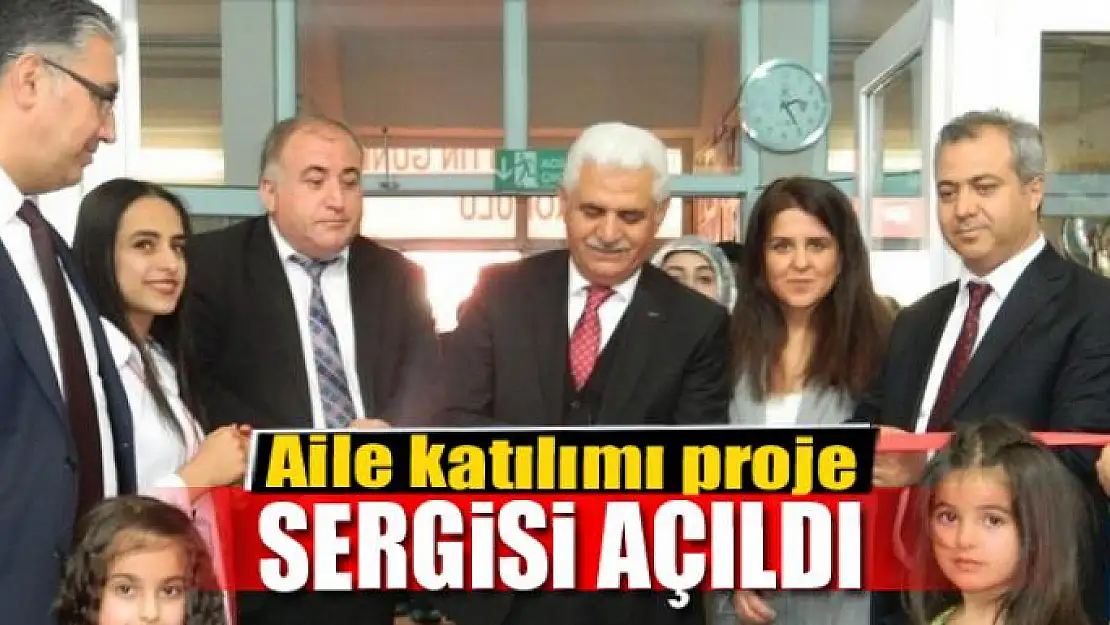 Aile katılımı proje sergisi açıldı