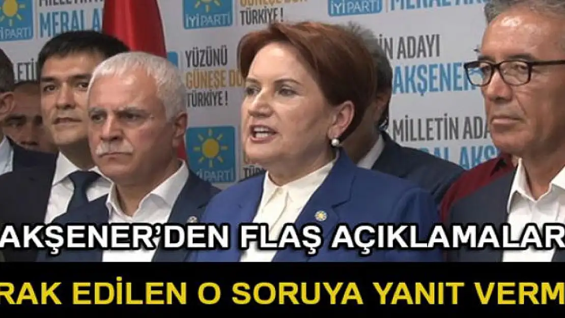 Meral Akşener merak edilen soruya cevap vermedi