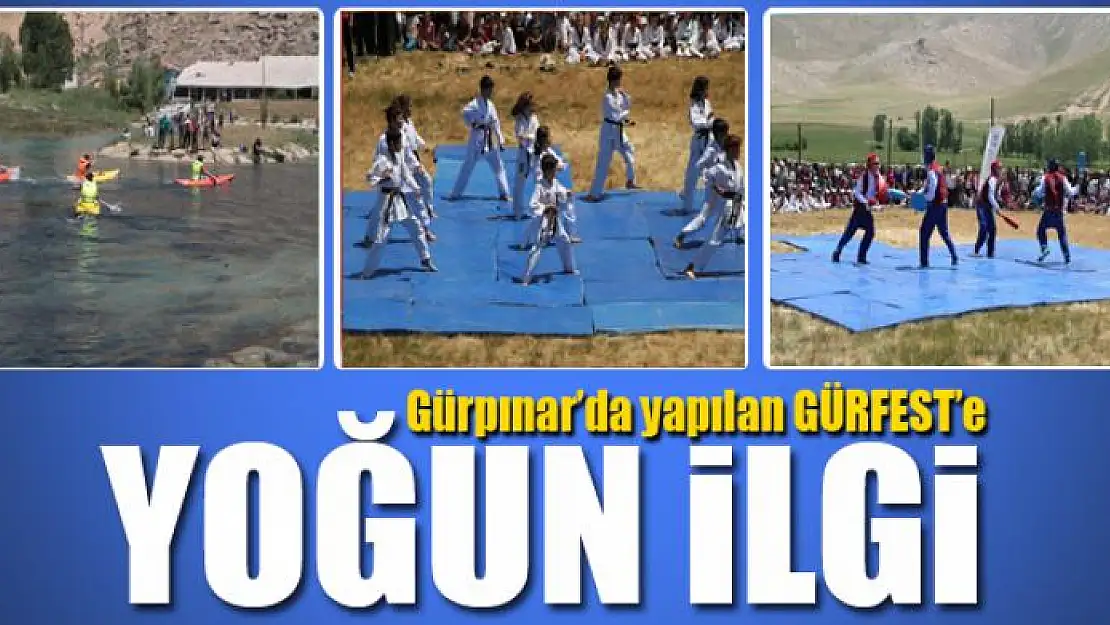 Gürpınar'da yapılan GÜRFEST'e yoğun ilgi