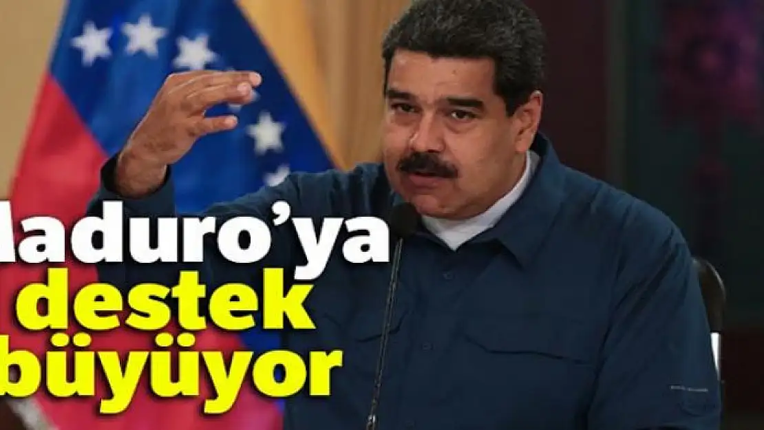 Maduro'ya destek büyüyor