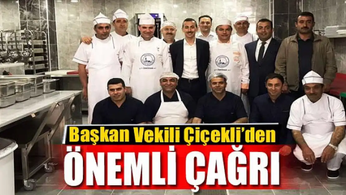 Başkan Vekili Çiçekli'den kurban kesenlere çağrı