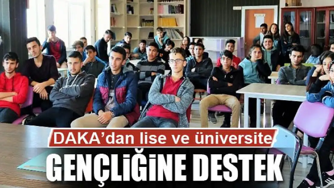 DAKA'dan lise ve üniversite gençliğine destek