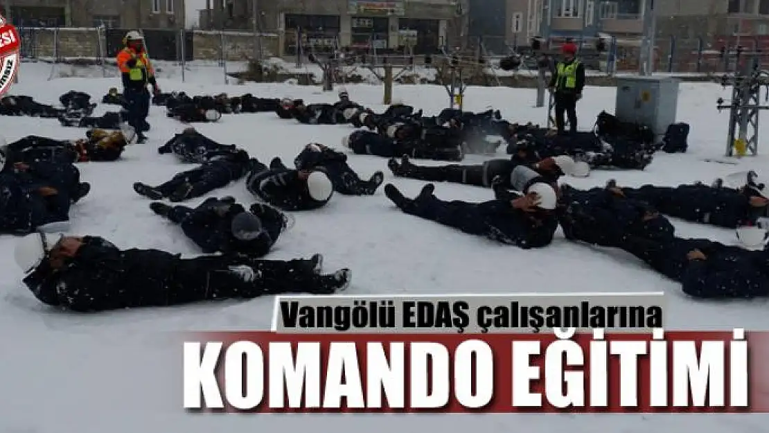 VEDAŞ ekibine komando eğitimi