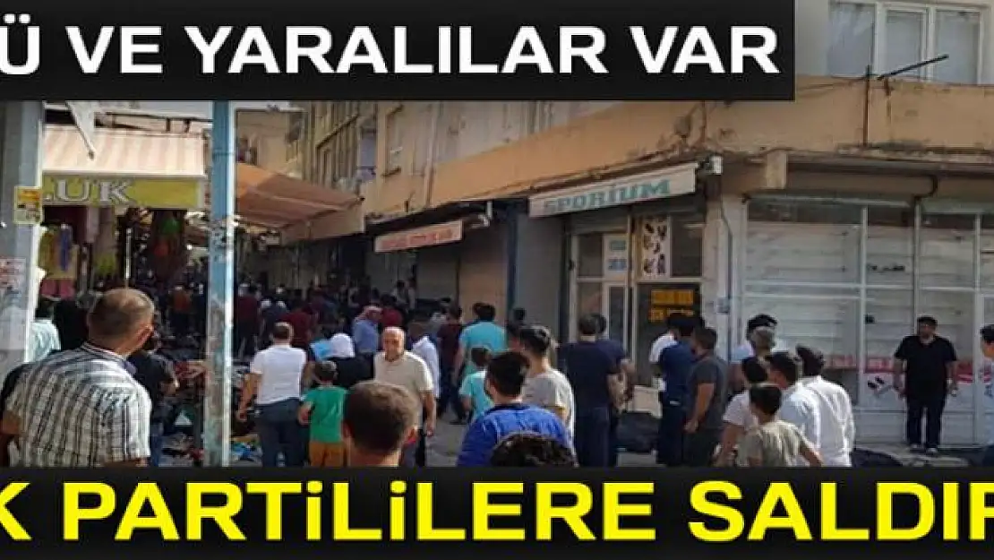 Milletvekilinin esnaf gezisi sırasında silahlı kavga