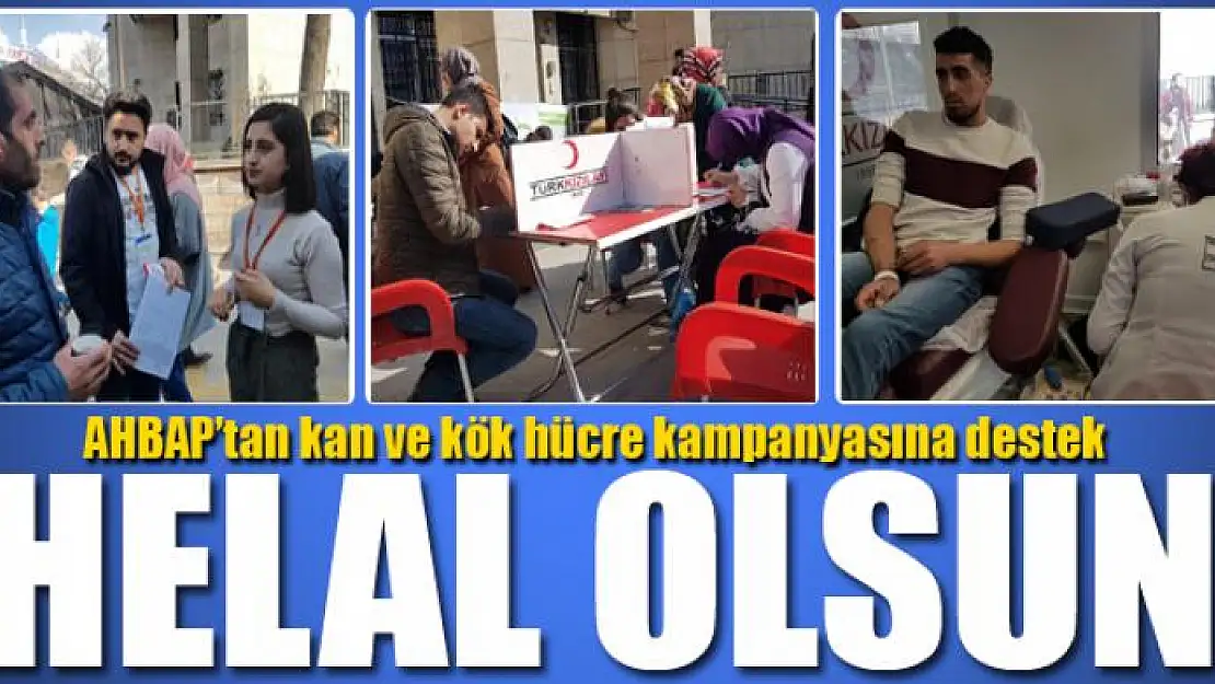 AHBAP'ın kan ve kök hücre kampanyasına Van'dan yoğun destek