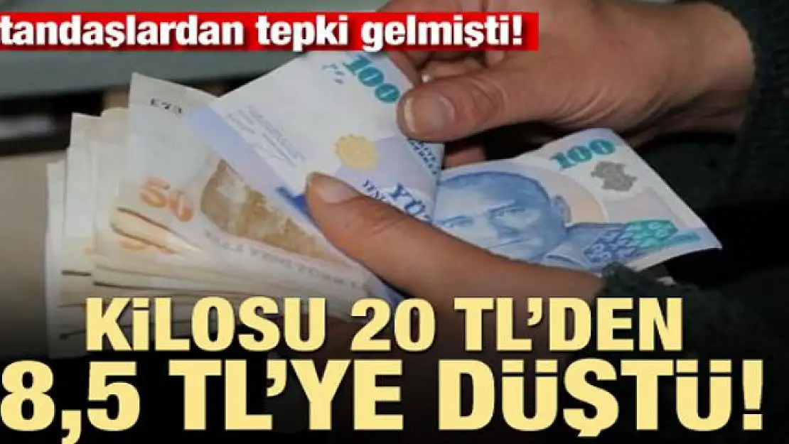 Vatandaşlardan tepki gelmişti! Fiyatı 8,5 TL oldu