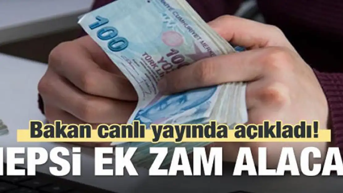 Bakan'dan emekliye ve memura çifte zam açıklaması