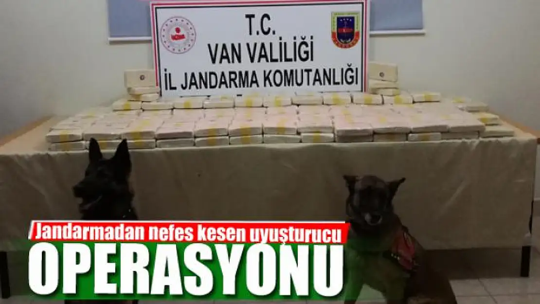 Jandarmadan nefes kesen uyuşturucu operasyonu