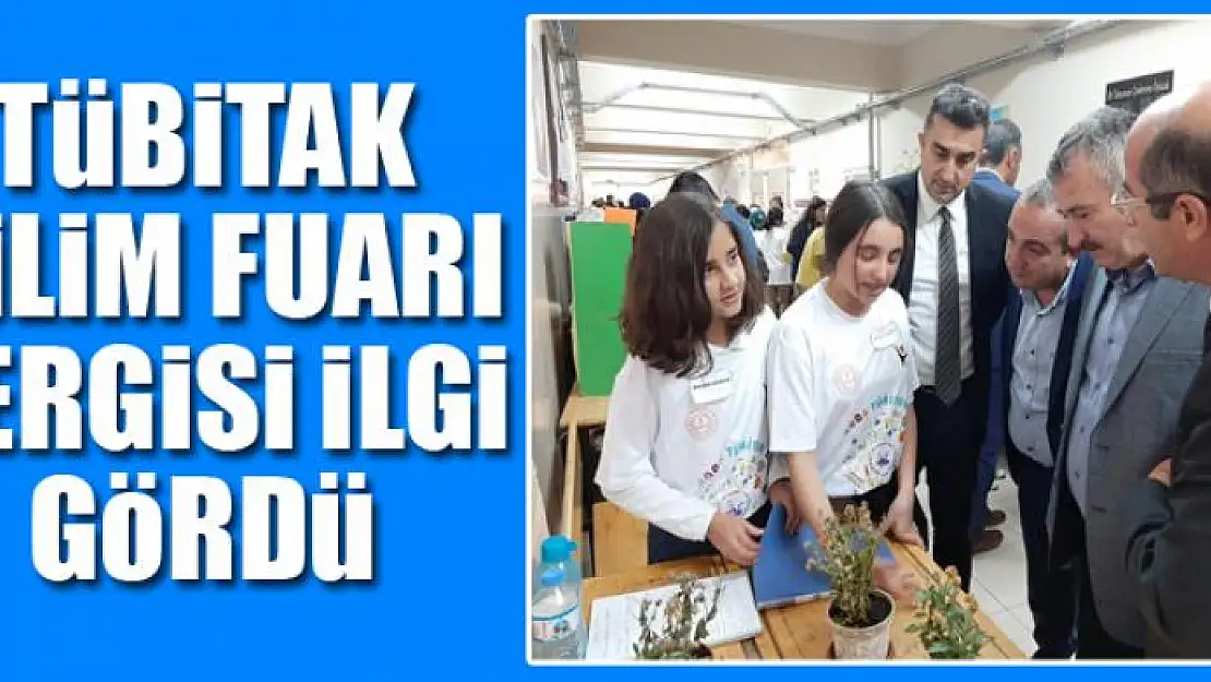 Edremit'te TÜBİTAK Bilim Fuarı sergisi