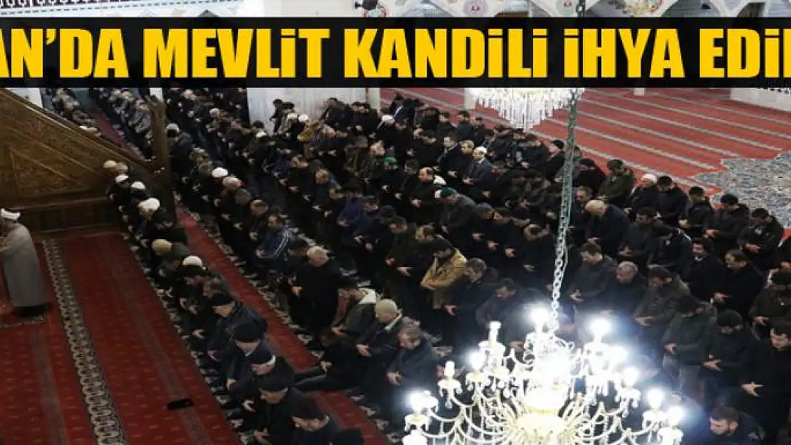 Van'da Mevlit Kandili ihya edildi