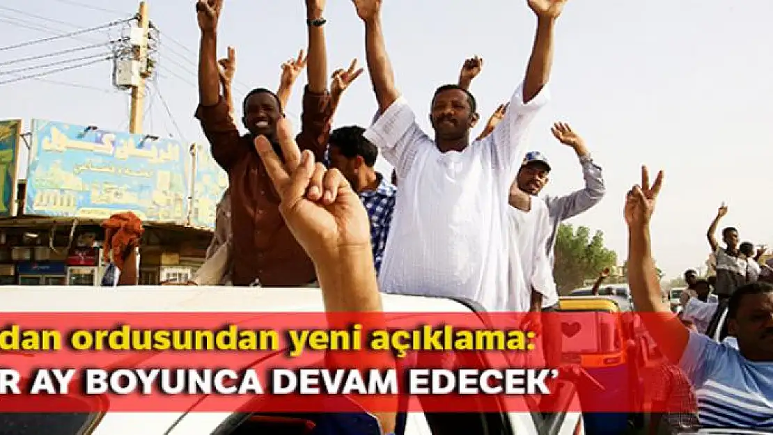 Sudan Ordusu'ndan sokağa çıkma yasağıyla ilgili açıklama