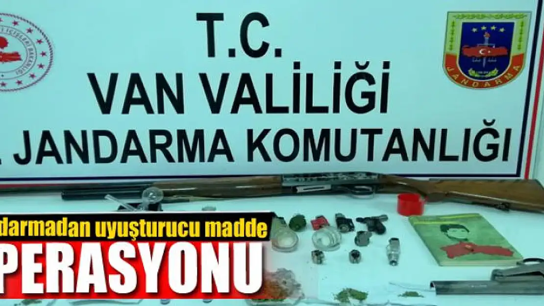 Jandarmadan uyuşturucu madde operasyonu 