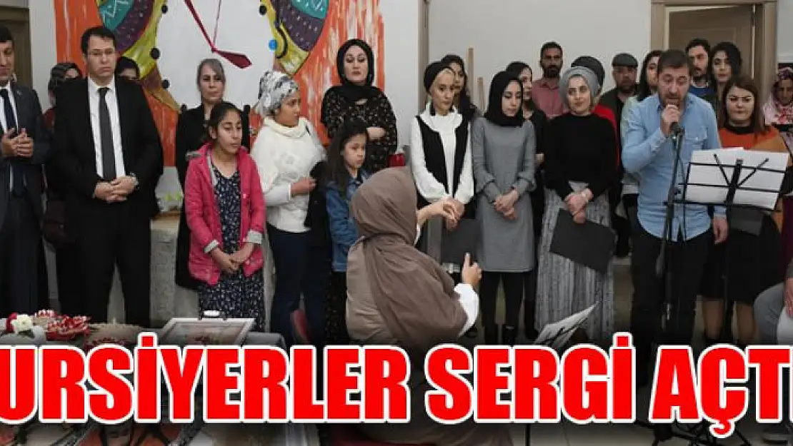 ADEM kursiyerleri sergi açtı