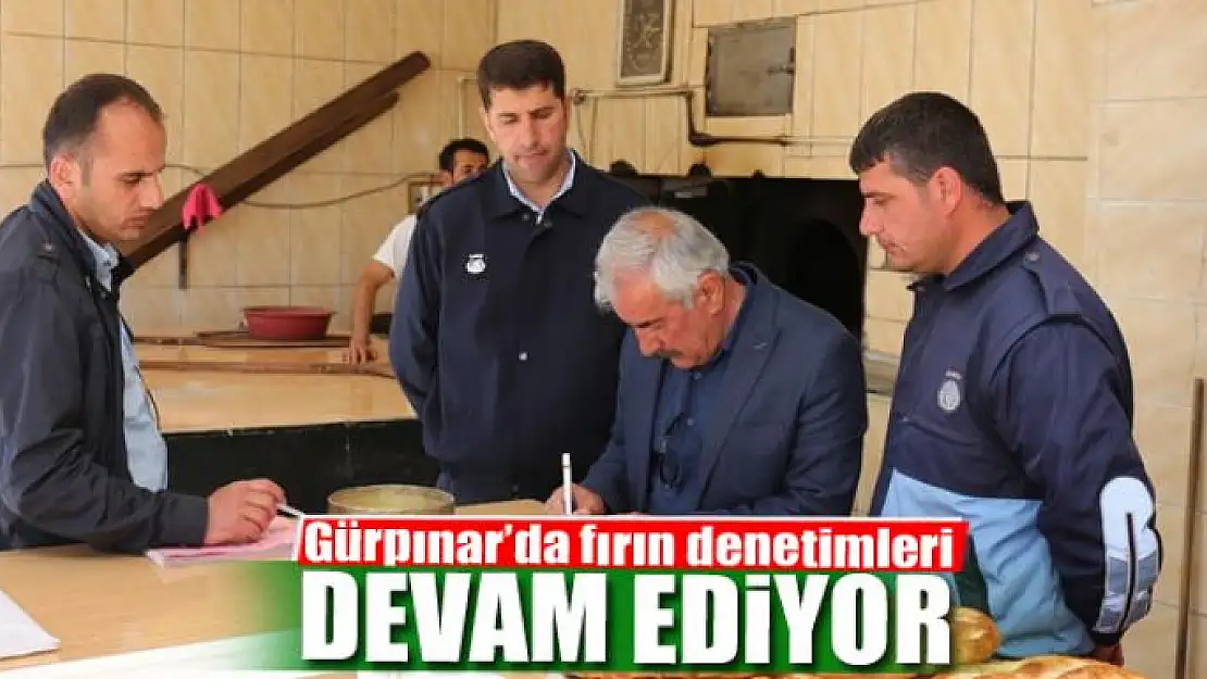 Gürpınar'da fırın denetimi