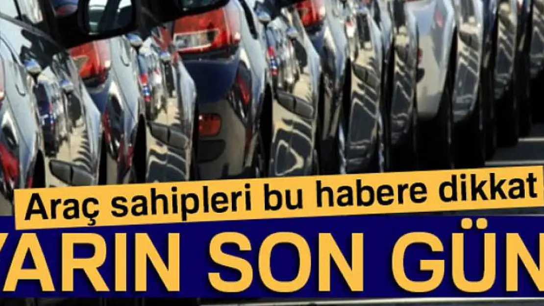 MTV ilk taksit ödemelerinde son 1 gün