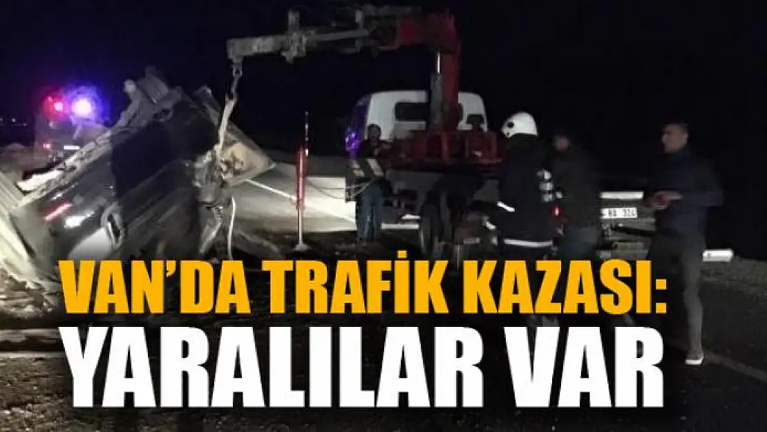 Van'da trafik kazası 2 yaralı