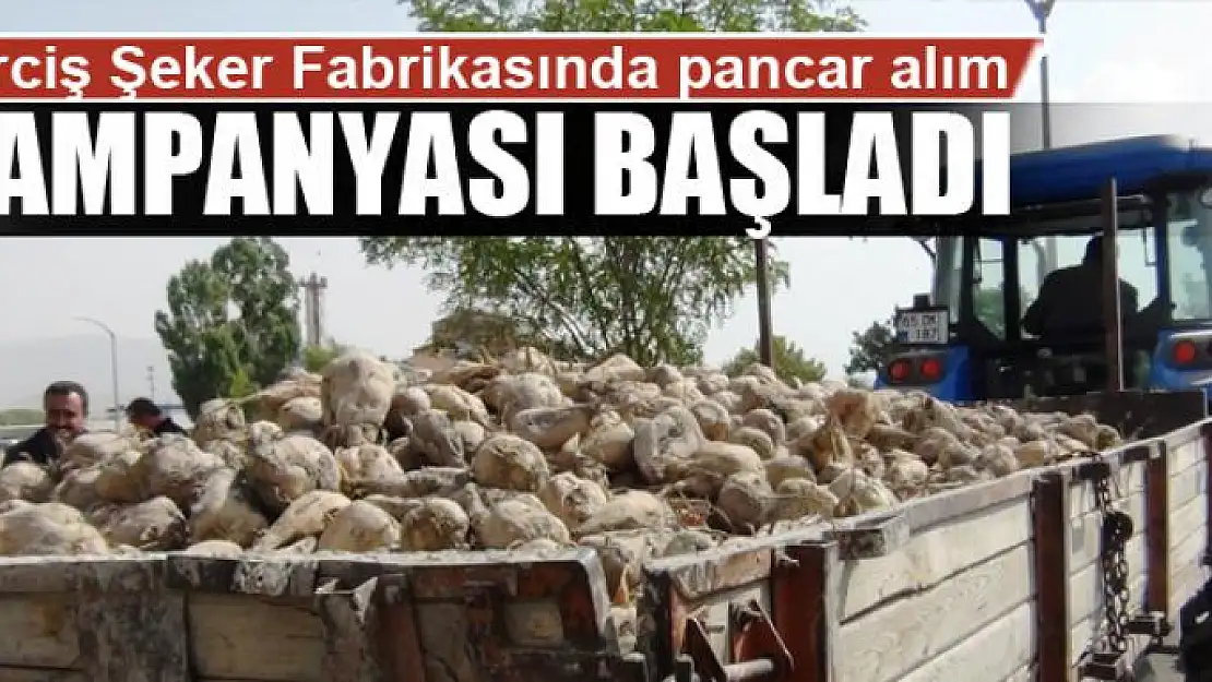 Erciş Şeker Fabrikasında pancar alım kampanyası