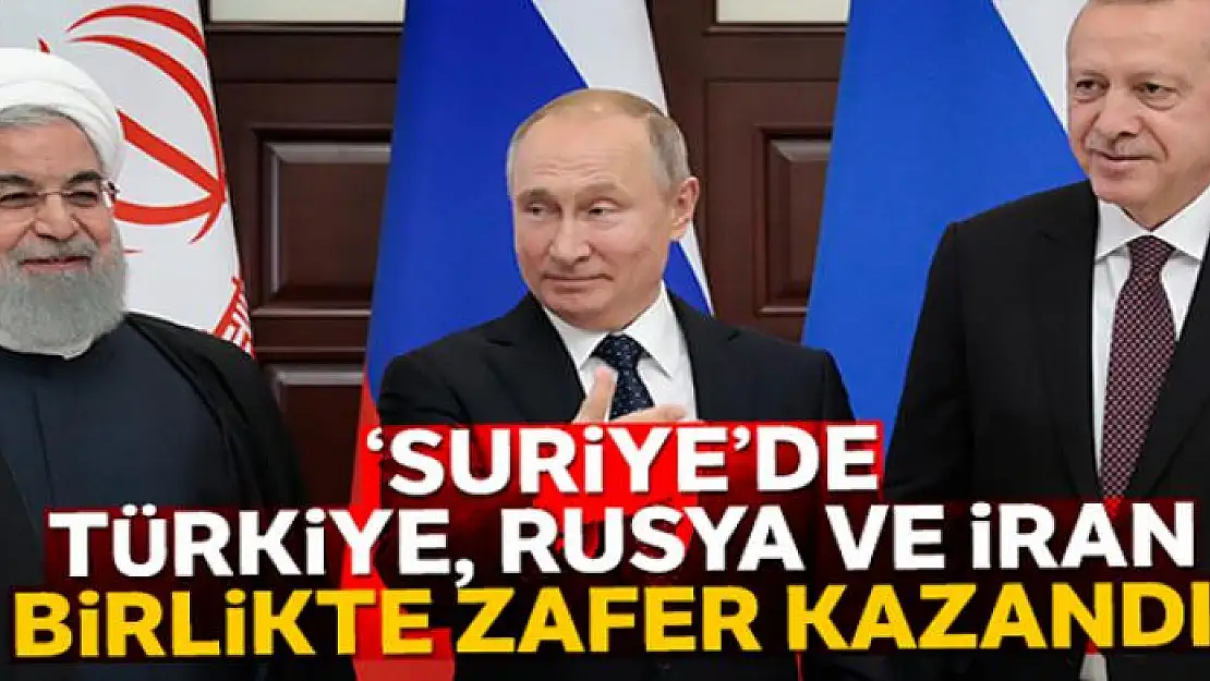 Putin: 'Suriye'de Türkiye, Rusya ve İran birlikte zafer kazandı'