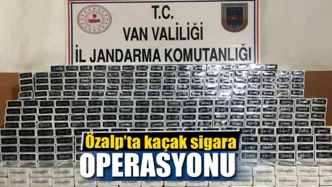 Özalp'ta 14 bin 980 paket kaçak sigara ele geçirildi