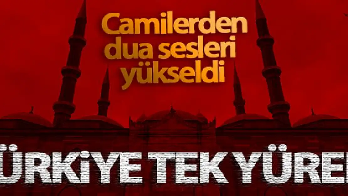 Yeni tip korona virüs salgının son bulması için camilerden dua sesleri yükseldi