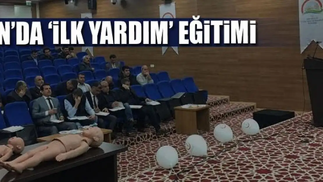 Van'da 'İlk Yardım' eğitimi