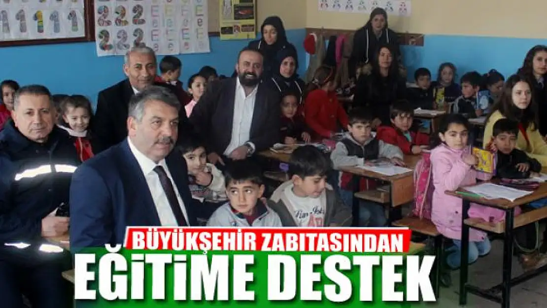 BÜYÜKŞEHİR ZABITASINDAN EĞİTİME DESTEK 