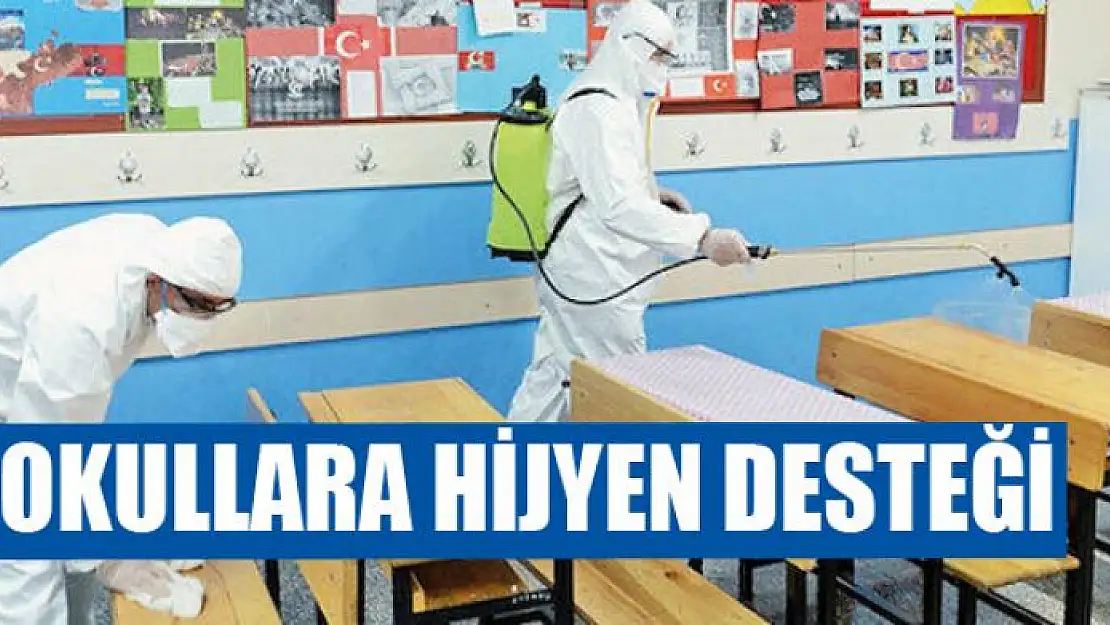 Okullara hijyen desteği