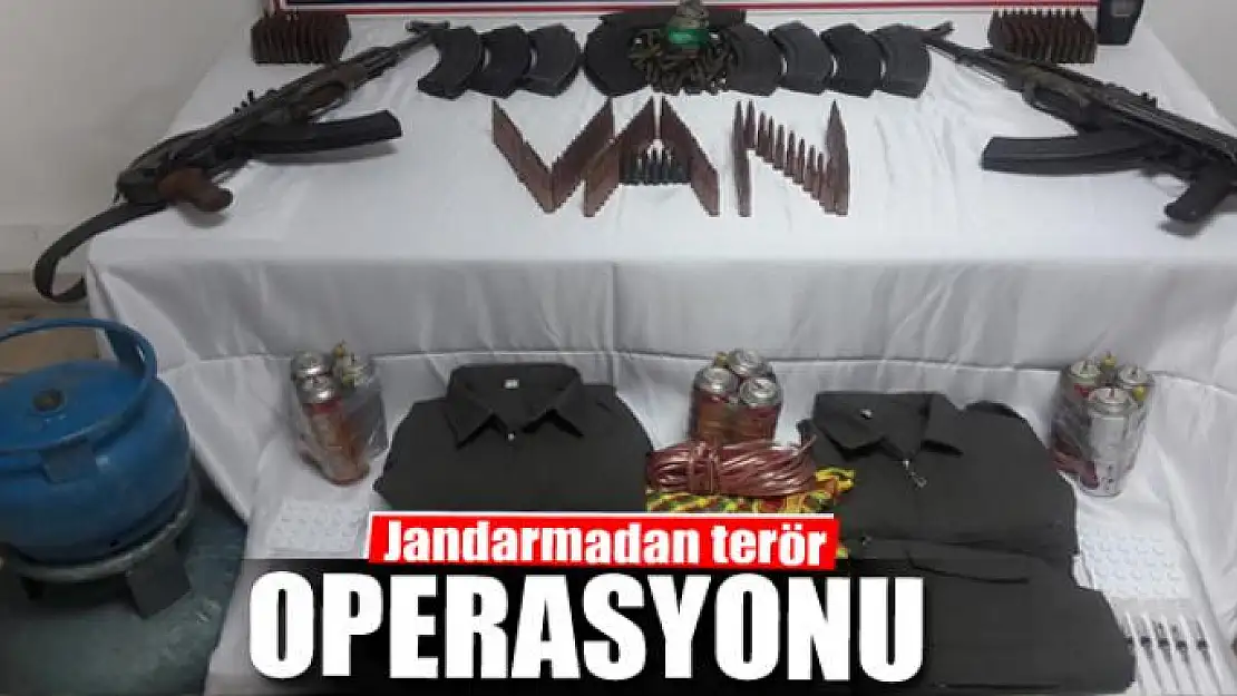 Jandarmadan terör operasyonu