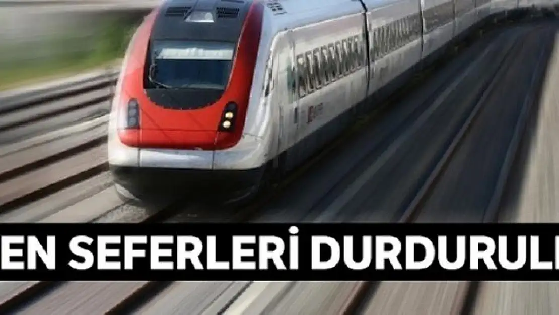 Başkentray ve Marmaray dışındaki tren seferleri durduruldu